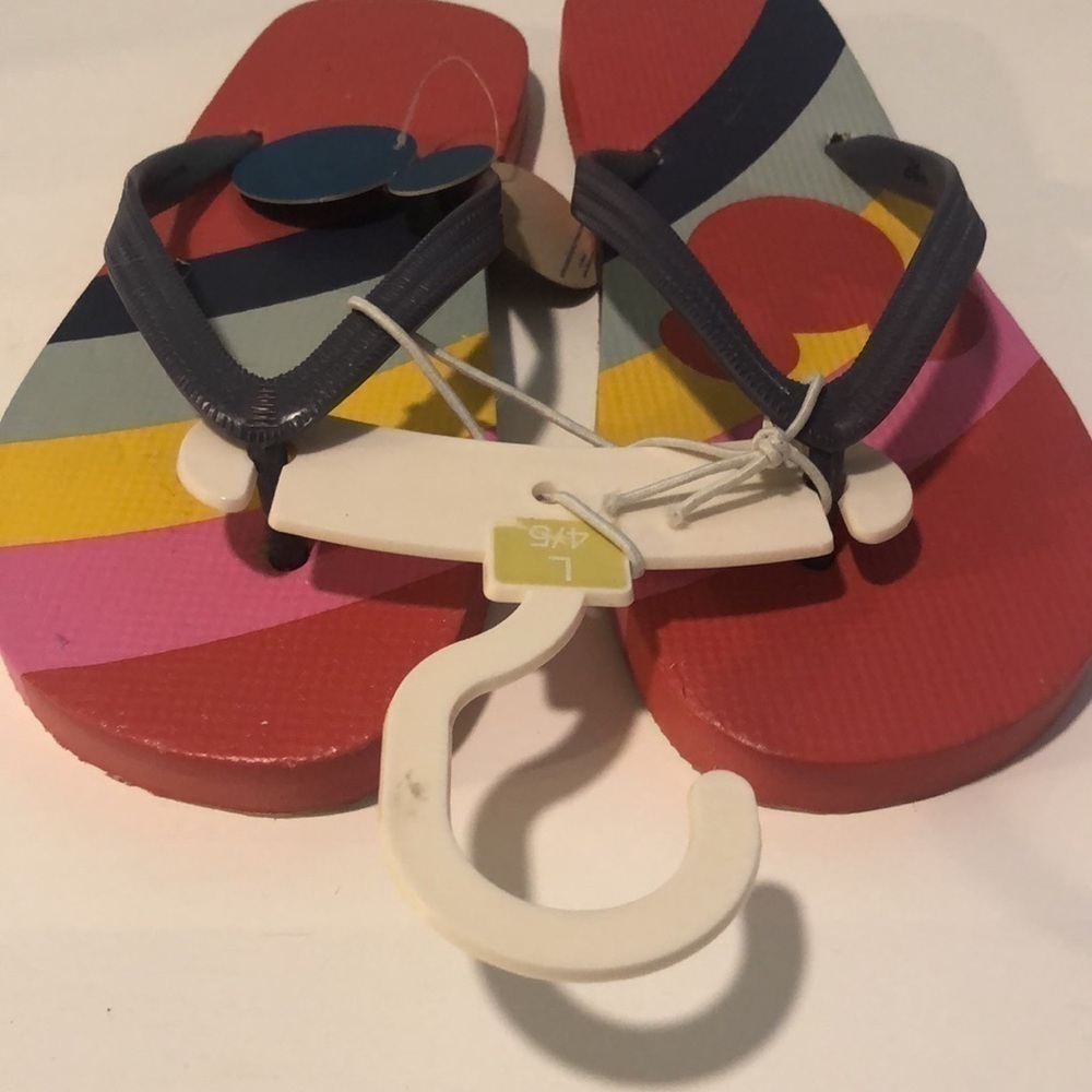 NWT Disney colorful slip on sandals flip flops - Picture 3 of 6
